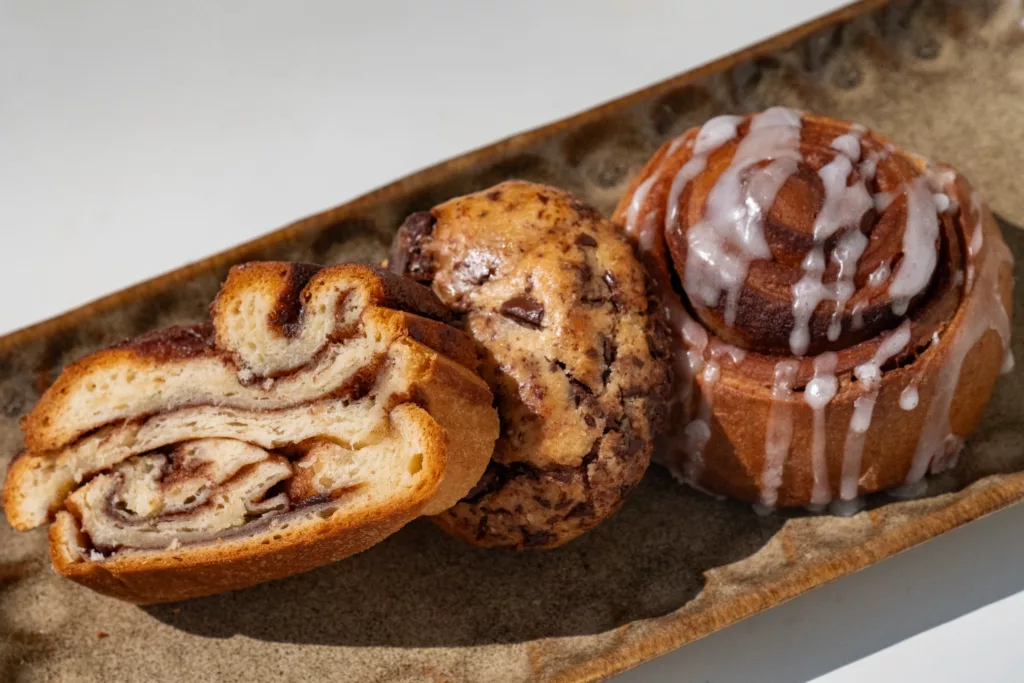 Trio de viennoiseries